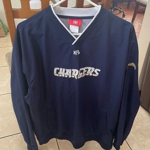 LA Chargers Official NFL Long Sleeve Polyester Cuffed Shirt